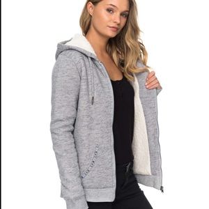 Roxy Trippin Sherpa Zip-up Hoodie